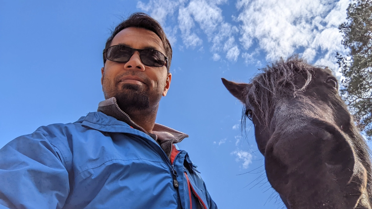 Salim and his horse